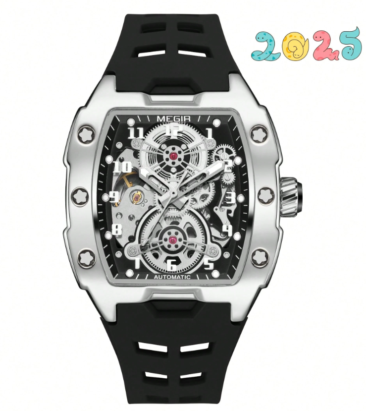 Reloj para hombre impermeable multifuncional con esfera grande y manecillas lumi